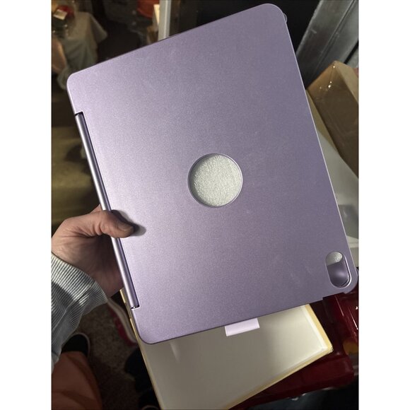 Touchpad Keyboard iPad Air Purple Light Up Keyboard Case - Picture 2 of 16